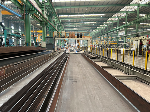H beams welding structural steel bridge girder H beams welding structural steel bridge girder
